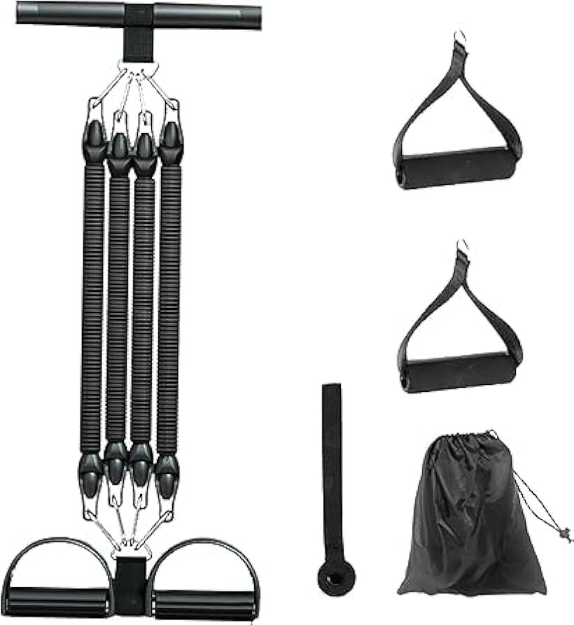 商品コード2bud0dk0y8商品名ペダル抵抗バンドトレーニングチューブ ストレッチバンド ペダル付バンド 超高弾性 強度調節可能 腹筋 筋トレ ストレッチバンド ダイエット器具 宅トレブランドMOODY HOUSEカラーブラック「限界突破の自宅トレに」全身の筋肉を効率よく鍛えることができるペダル抵抗バンド。大胸筋・上腕二頭筋・腹筋・太ももまで、これ1つで多角的に負荷をかけたトレーニングが可能。ジムに行けない日でも自宅で本格的なワークアウトを継続できます。「場所を選ばず、どこでも全身トレーニング」コンパクトな収納ポーチ付きで、出張先・旅行先・屋外でも持ち運びラクラク。ドアアンカーやアンクルストラップも付属し、プッシュアップ・レッグレイズ・ロウイングなど多彩なトレーニングに対応します。「初心者～上級者まで対応の調整可能負荷」バンドの本数を変えることで負荷を自在に調整可能。初心者でも始めやすく、上級者にはさらなる追い込みを。筋トレ歴に関係なく、自分に合った強度でトレーニングできます。「商品仕様」トレーニングチューブ 素材:ラテックス(ゴム) 重量 650g セット内容:本体1個 ハンドル2個ドアバックル1個 収納袋1個 カラーブラック※ 他ネットショップでも併売しているため、ご注文後に在庫切れとなる場合があります。予めご了承ください。※ 品薄または希少等の理由により、参考価格よりも高い価格で販売されている場合があります。ご注文の際には必ず販売価格をご確認ください。※ 沖縄県、離島または一部地域の場合、別途送料の負担をお願いする場合があります。予めご了承ください。※ お使いのモニタにより写真の色が実際の商品の色と異なる場合や、イメージに差異が生じることがあります。予めご了承ください。※ 商品の詳細（カラー・数量・サイズ 等）については、ページ内の商品説明をご確認のうえ、ご注文ください。※ モバイル版・スマホ版ページでは、お使いの端末によっては一部の情報が表示されないことがあります。すべての記載情報をご確認するには、PC版ページをご覧ください。