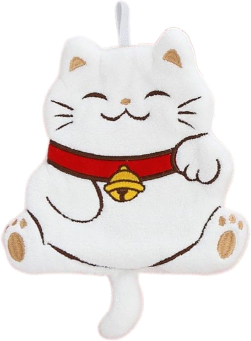 ✦✦ ループ付き タオル ふわふわ優しい肌触り ギフト・出産祝いに (ごろごろベルにゃん, 40)