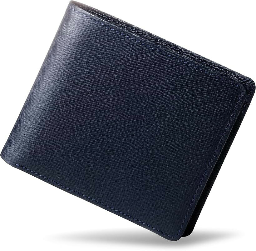バリエーションコード : 2buq8jpp41商品コード2buq84ow94商品名財布 メンズ 2つ折り至高の日本製 大容量 二つ折り サフィアーノレザー カード メンズ たつのレザー 国内生産 父の日ブランド東京下町工房カラーネイビー「日本製革財布の美学」兵庫県たつの市で生産された牛革二つ折り財布は、熟練の革職人が厳選した革を丁寧に裁断・縫製し、一つ一つ手作業で仕上げた逸品。たつのレザー証明書付きで、国産の品質を保証。日本の職人技が刻む、シンプルかつ美しさを放つ財布です。「耐久性と美しさの融合。未来を描くサフィアーノレザー」耐久性の高い本格サフィアーノレザーを素材にして製作しました。傷・汚れに強く、水滴を弾く特徴を持つサフィアーノレザー。型崩れもしにくくて丈夫な牛革です。独特のクロスハッチ模様が高級感を放ち、耐久性と美しさを融合させたデザインが未来をスマートに彩ります。「すべてをスマートに収める収納力」ボタン式で一瞬で開く賢い小銭入れは、ワンタッチで中身が見やすく、忙しい会計時もストレスフリー。仕切り付きの札入れは紙幣などを美しく整理し、スマートな収納を実現。カードの収納力も抜群で、取り出しやすさを追求した設計が日常を快適に彩ります。「ギフトボックス入り。本物を知る人に贈る本革財布」高級感あふれる化粧箱に収められた上質な革財布は、父の日ギフト、誕生日プレゼント、クリスマスギフト、記念日プレゼントなどに最適。洗練されたデザインと上質な素材が、大切な人に特別な印象を与え、本物を知る人への心のこもった贈り物となります。「東京下町工房の多機能財布」財布、小銭入れ、カードケース、コインケースとして使えるアイテムです。カラーはブラック、ネイビー、ブラウン、グリーンの4色展開。サイズは11.3cmx9.6cmx2cmで、カードポケット6つ、札入れ2つ、小銭入れ1つを備え、コンパクトながら高い収納力を誇ります。洗練されたデザインと実用性を兼ね備えた、東京下町工房のこだわりが詰まった一品です。※ 他ネットショップでも併売しているため、ご注文後に在庫切れとなる場合があります。予めご了承ください。※ 品薄または希少等の理由により、参考価格よりも高い価格で販売されている場合があります。ご注文の際には必ず販売価格をご確認ください。※ 沖縄県、離島または一部地域の場合、別途送料の負担をお願いする場合があります。予めご了承ください。※ お使いのモニタにより写真の色が実際の商品の色と異なる場合や、イメージに差異が生じることがあります。予めご了承ください。※ 商品の詳細（カラー・数量・サイズ 等）については、ページ内の商品説明をご確認のうえ、ご注文ください。※ モバイル版・スマホ版ページでは、お使いの端末によっては一部の情報が表示されないことがあります。すべての記載情報をご確認するには、PC版ページをご覧ください。