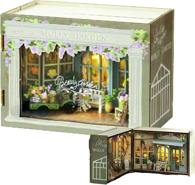 *完成品*ドールハウス お花屋さん 前面開閉 屋上テラス フラワー 防塵 楽天市場】ドール ハウス ミニチュア 花屋の通販