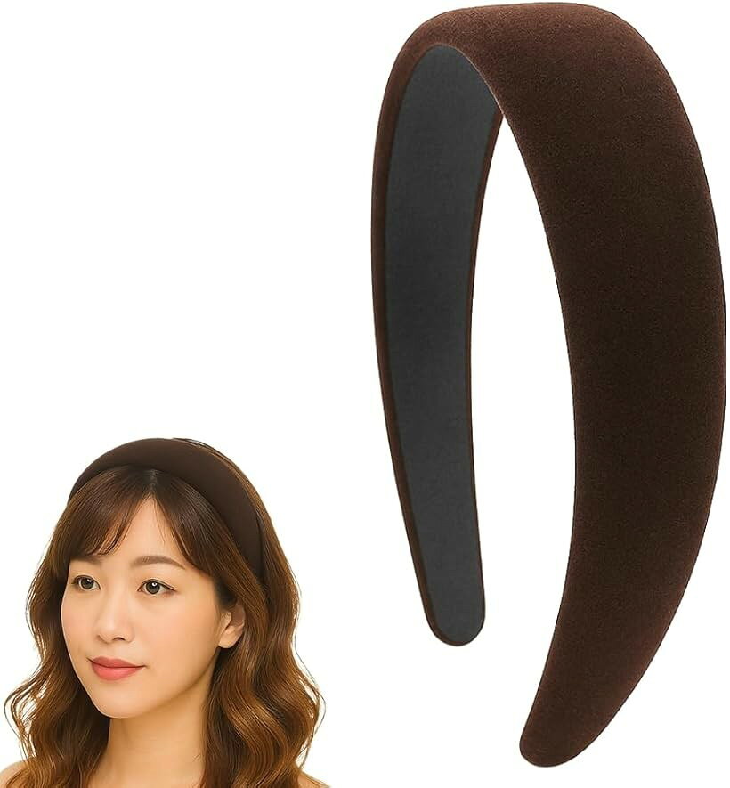 バリエーションコード : 2br2sugpj8商品コード2bunwxohd6商品名カチューシャ レディース ベロア ヘアバンド 無地 シンプル ヘアアクセサリー 痛くない フリーサイズブランドChicerカラーダークブラウンサイズ等フリー「上品なベロア素材」高品質なベロア生地を使用し、上品で女性らしい印象を与えるカチューシャです。「無地のシンプルデザイン」無地でシンプルなワンカラーデザインは、どんなコーディネートにも合わせやすく、日常使いから特別な日まで幅広く活躍します。「快適な着け心地」14.5cmx15cmx3cm、30gの軽量設計で、長時間の使用でも頭が痛くなりにくく、快適な着け心地を提供します。「コーディネートのアクセントに」シンプルながらも存在感のあるデザインで、普段のスタイルにワンポイント加えるだけで、おしゃれ度がアップします。「幅広いシーンで活躍」カジュアルからフォーマルまで、さまざまなシーンで使用でき、10代から20代の女性に特におすすめのヘアアクセサリーです。※ 他ネットショップでも併売しているため、ご注文後に在庫切れとなる場合があります。予めご了承ください。※ 品薄または希少等の理由により、参考価格よりも高い価格で販売されている場合があります。ご注文の際には必ず販売価格をご確認ください。※ 沖縄県、離島または一部地域の場合、別途送料の負担をお願いする場合があります。予めご了承ください。※ お使いのモニタにより写真の色が実際の商品の色と異なる場合や、イメージに差異が生じることがあります。予めご了承ください。※ 商品の詳細（カラー・数量・サイズ 等）については、ページ内の商品説明をご確認のうえ、ご注文ください。※ モバイル版・スマホ版ページでは、お使いの端末によっては一部の情報が表示されないことがあります。すべての記載情報をご確認するには、PC版ページをご覧ください。