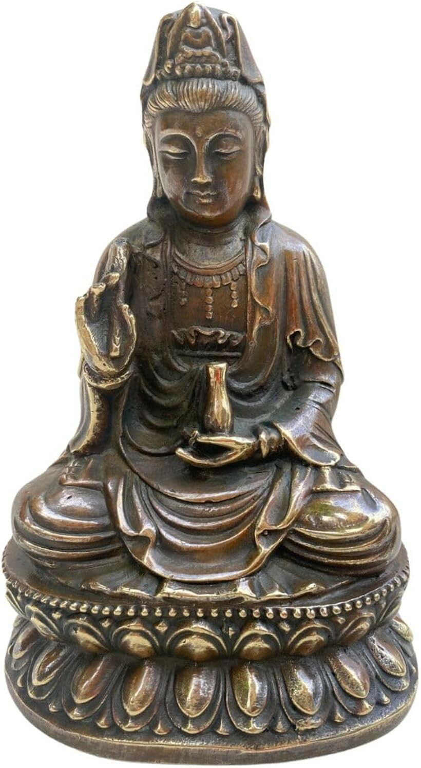 古美術品 仏像　銅像　薬王菩薩仏像　時代物 置物大型　2790g 楽天市場】薬王菩薩の通販