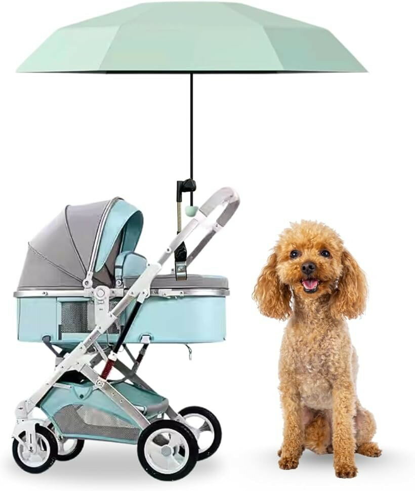 犬 カート 日傘 バギー 傘ホルダー ベビーカー 日除け キャリーカート ペット (ラ...
