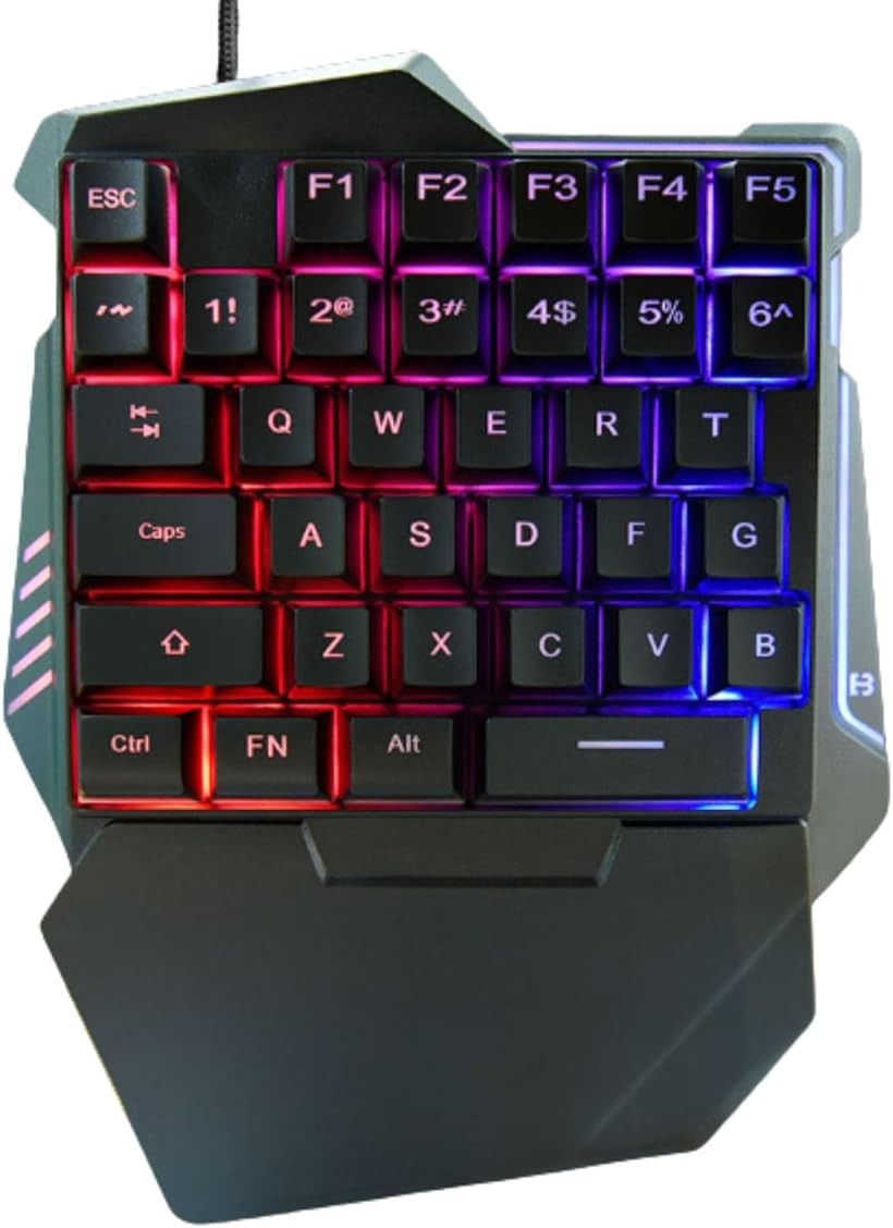 楽天市場】片手 ゲーミングキーボード（マウス・キーボード・入力機器