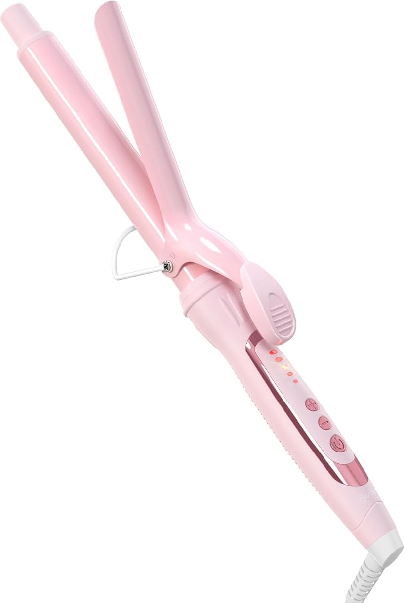 バリエーションコード : 2b2v1vgqsf商品コード2brt45ccdn商品名ヘアアイロン カールアイロン コテ カーリングアイロン 5段階温度調整 プロ仕様 MAX220℃ 海外対応ブランドRyanbooカラーピンクサイズ等25mm「5段階の温度調節」最高温度220℃のプロ仕様で、140℃～220℃まで、20℃ごとに5段階で温度調整が可能です。髪質やヘアスタイルに応じて切り替えられるのが便利です。また、耐熱使用のスタンドを搭載しており、熱が冷めるのを待つことなく置けるのが便利です。「スピーディーな立ち上がり時間」電源を入れてから約35秒＊で使用可能な温度に到達。スピーディーにスタイリングが可能です。（＊最低設定温度に到達するまでの時間）「セラミックコーティング加工」髪にやさしく素早く熱を伝えるセラミックコーティング使用しているから立ち上がりが速い。髪との摩擦が少なく、滑りがなめらか。髪をいたわりながらスタイリングできます。「海外対応」100-240Vの電圧対応するから、海外でも変圧器不要でお使いいただけます。＊変換プラグはご用意ください。「他にも嬉しい機能」(1)使用中もつれや絡まりにくい360度回転コードを採用します。(2)自動電源OFF機能搭載で、電源を切り忘れて場合でも約60分で自動的にOFFになる。(3)170mmロングバレルは、ロングの人や毛量が多い人も巻きやすい。※ 他ネットショップでも併売しているため、ご注文後に在庫切れとなる場合があります。予めご了承ください。※ 品薄または希少等の理由により、参考価格よりも高い価格で販売されている場合があります。ご注文の際には必ず販売価格をご確認ください。※ 沖縄県、離島または一部地域の場合、別途送料の負担をお願いする場合があります。予めご了承ください。※ お使いのモニタにより写真の色が実際の商品の色と異なる場合や、イメージに差異が生じることがあります。予めご了承ください。※ 商品の詳細（カラー・数量・サイズ 等）については、ページ内の商品説明をご確認のうえ、ご注文ください。※ モバイル版・スマホ版ページでは、お使いの端末によっては一部の情報が表示されないことがあります。すべての記載情報をご確認するには、PC版ページをご覧ください。