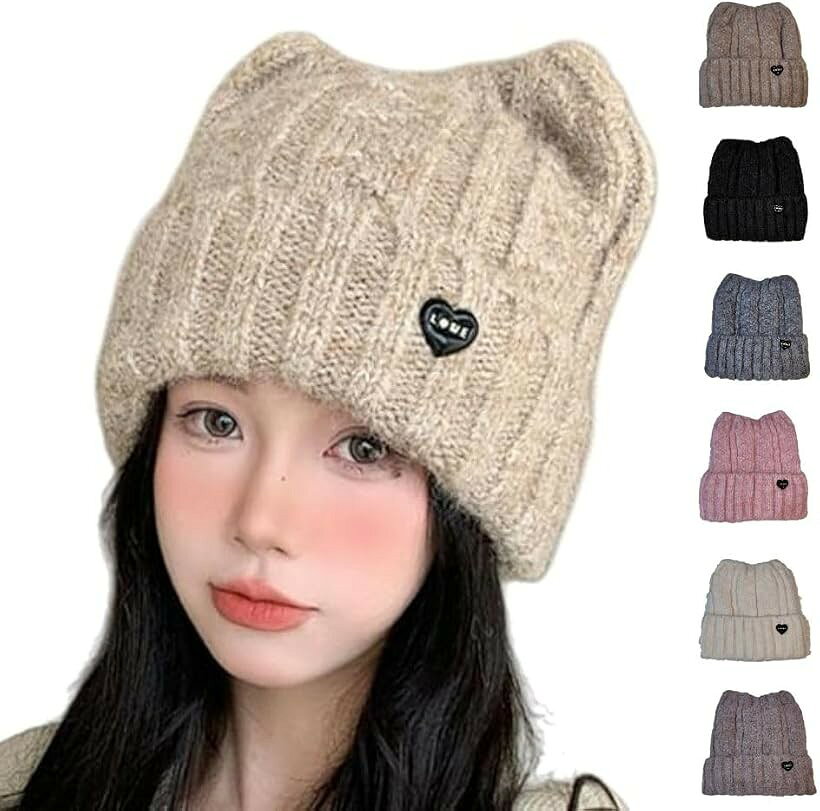 バリエーションコード : 2brttfq9lo商品コード2brtthwqy8商品名ニット帽 レディース 猫耳 厚手 帽子 秋 冬 防寒 暖かい ビーニー ワッチ 伸縮性 大きいサイズブランドOJUMAHカラーモカサイズ等Free Size・着用するとネコ耳シルエットが楽しめる、トレンドのキュートなアイテムです。猫耳部分は一体編みのため、立体感のある丈夫な作りになっています。・アクリル100％のニット帽で、ふっくら柔らかく保温性が高いのが特徴です。洗濯しても、縮んだり型崩れしずらいのも嬉しい。折りたたんで持ち歩いても、しわになりません。・ニット帽は二重構造になっており、表面は厚手のニット素材、内側は暖かなフランネル裏地が使用されています。帽子はフリーサイズ（頭囲55～60cm）で、耳まですっぽりかぶる事ができます。・誕生日や記念日のプレゼント、ギフトにもおすすめ。普段使いから趣味やスポーツ観戦、テーマパーク等へのお出掛けに、コンパクトに折り畳めるので持ち運びも楽ちんです。・洗濯は40度以下のぬるま湯にて、洗濯ネットをご使用の上手洗いコースをお勧め致します。通常の洗剤でもOKですが、おしゃれ着用だとさらにGOOD。脱水は軽く1～2分以内にてお願いします。※ 他ネットショップでも併売しているため、ご注文後に在庫切れとなる場合があります。予めご了承ください。※ 品薄または希少等の理由により、参考価格よりも高い価格で販売されている場合があります。ご注文の際には必ず販売価格をご確認ください。※ 沖縄県、離島または一部地域の場合、別途送料の負担をお願いする場合があります。予めご了承ください。※ お使いのモニタにより写真の色が実際の商品の色と異なる場合や、イメージに差異が生じることがあります。予めご了承ください。※ 商品の詳細（カラー・数量・サイズ 等）については、ページ内の商品説明をご確認のうえ、ご注文ください。※ モバイル版・スマホ版ページでは、お使いの端末によっては一部の情報が表示されないことがあります。すべての記載情報をご確認するには、PC版ページをご覧ください。