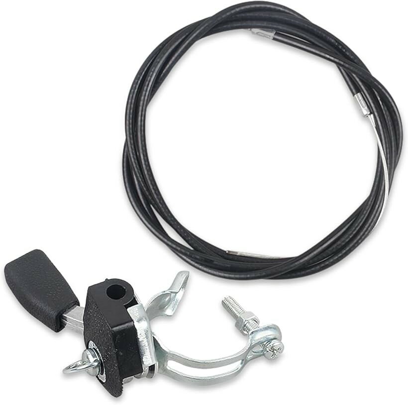アクセルワイヤー スロットルワイヤー レバー 耕運機 草刈り機 刈払機 交換部品 (ワイヤー1.2m + ケーブルスイッチ)