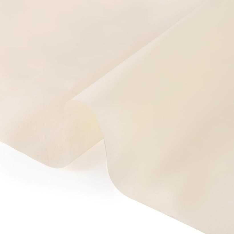 ルノン不織布 裏地用 0.5mm ほどよいハリ 100g/m2 幅160cmx1m バッグ裏地・内布・型崩れ防止向け PP不織布 (生成り, 1メートル)