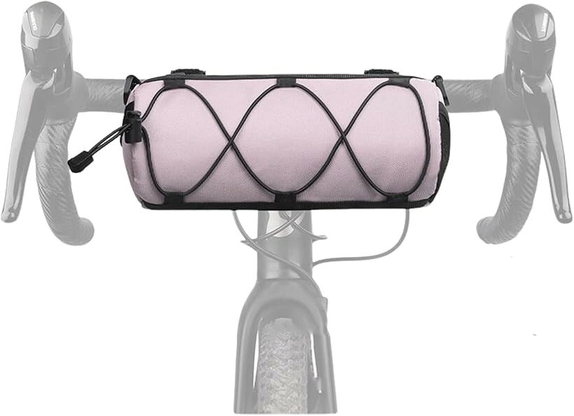 自転車フロントバッグ ハンドルバーバッグ 防水 小型軽量 ショルダーストラップ付...