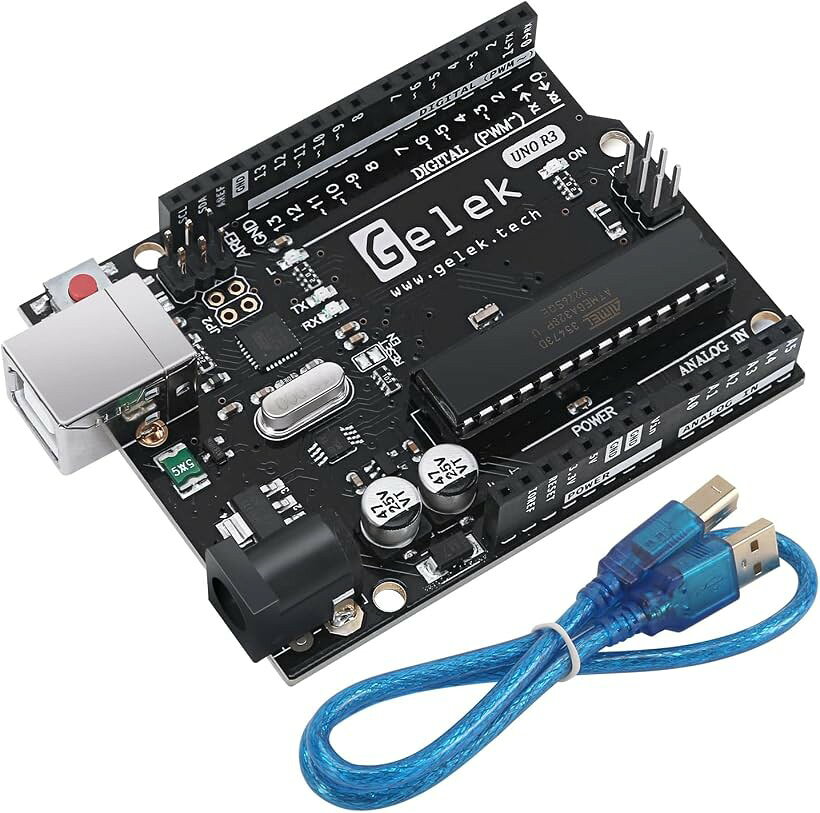 互換品Arduino用UNO Arduinoと互換 R3 マイコンボード 開発ボード ATmega328P + ATmega16U2 USB ケーブル (USB ケーブル)