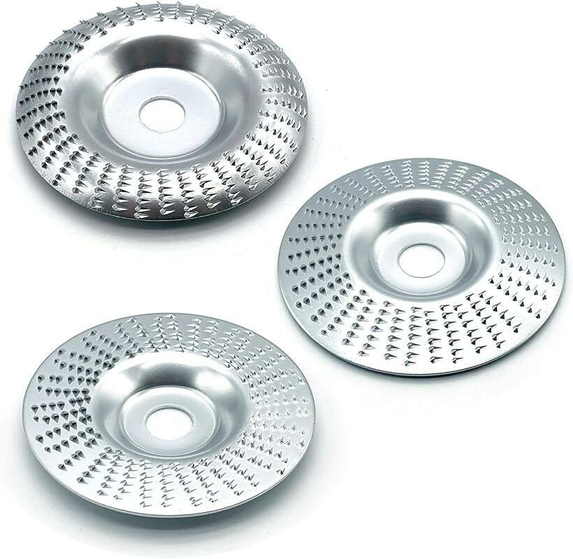 モデルノ ラ テール ディスクグラインダー 用 3種 木材 切断 研削 荒削り DIY 流木加工 16mm 内径 90-393-MS (シルバー)