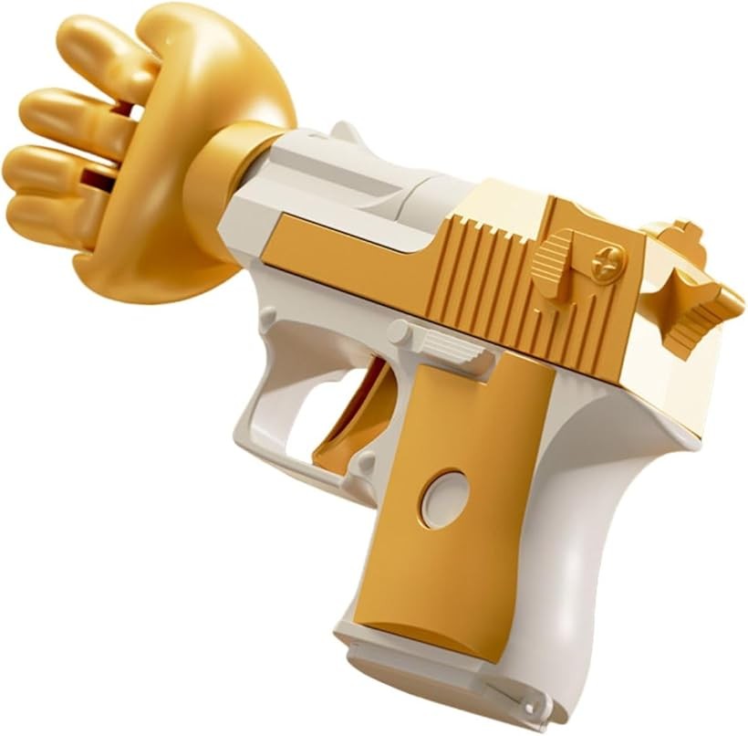 じゃんけんゲーム銃おもちゃトイガンで遊ぶ 電池不要 子供用 パーティー 玩具 フィ...