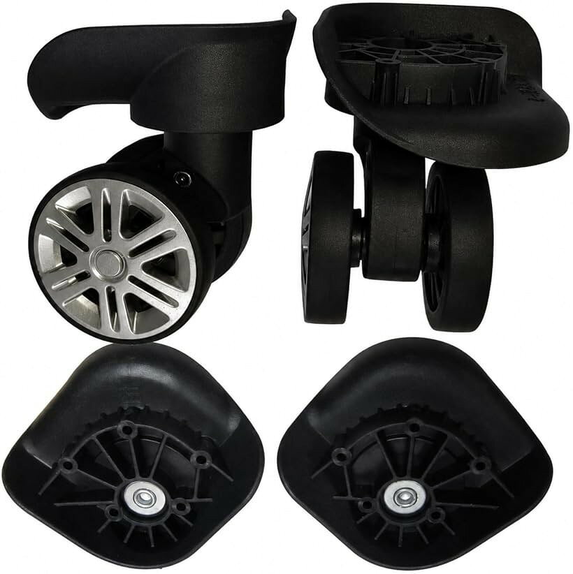 バリエーションコード : 2bkhxsl1fg商品コード2bkhoin3x6商品名キャスターホイール スーツケース 交換 車輪 修理 補修 左右2ペアセットブランドideamallカラーブラック(Bタイプ)「高耐久性」高品質素材を採用した交換用キャスターが摩耗を抑え、長期間スムーズな走行を実現。出張や旅行時の移動負担を軽減し、大切なスーツケースの寿命をしっかり延ばします。「静音設計」特殊な静音素材を使用したキャスターが走行音を軽減し、空港や駅でも快適な移動をサポート。静かで滑らかな走行性能により、日常使いから旅行まで幅広く活躍します。「滑らかな回転」360度自在に回転する設計で、重い荷物でもスムーズに方向転換が可能。軽い力で快適に移動できるため、長時間の移動や混雑した場所でも扱いやすさを実感できます。「簡単メンテナンス」古くなったキャスターを交換するだけで、キャリーケースの操作性が大幅に向上。買い替え不要でコストを抑えながら、快適な移動環境を手軽に取り戻せます。※ 他ネットショップでも併売しているため、ご注文後に在庫切れとなる場合があります。予めご了承ください。※ 品薄または希少等の理由により、参考価格よりも高い価格で販売されている場合があります。ご注文の際には必ず販売価格をご確認ください。※ 沖縄県、離島または一部地域の場合、別途送料の負担をお願いする場合があります。予めご了承ください。※ お使いのモニタにより写真の色が実際の商品の色と異なる場合や、イメージに差異が生じることがあります。予めご了承ください。※ 商品の詳細（カラー・数量・サイズ 等）については、ページ内の商品説明をご確認のうえ、ご注文ください。※ モバイル版・スマホ版ページでは、お使いの端末によっては一部の情報が表示されないことがあります。すべての記載情報をご確認するには、PC版ページをご覧ください。
