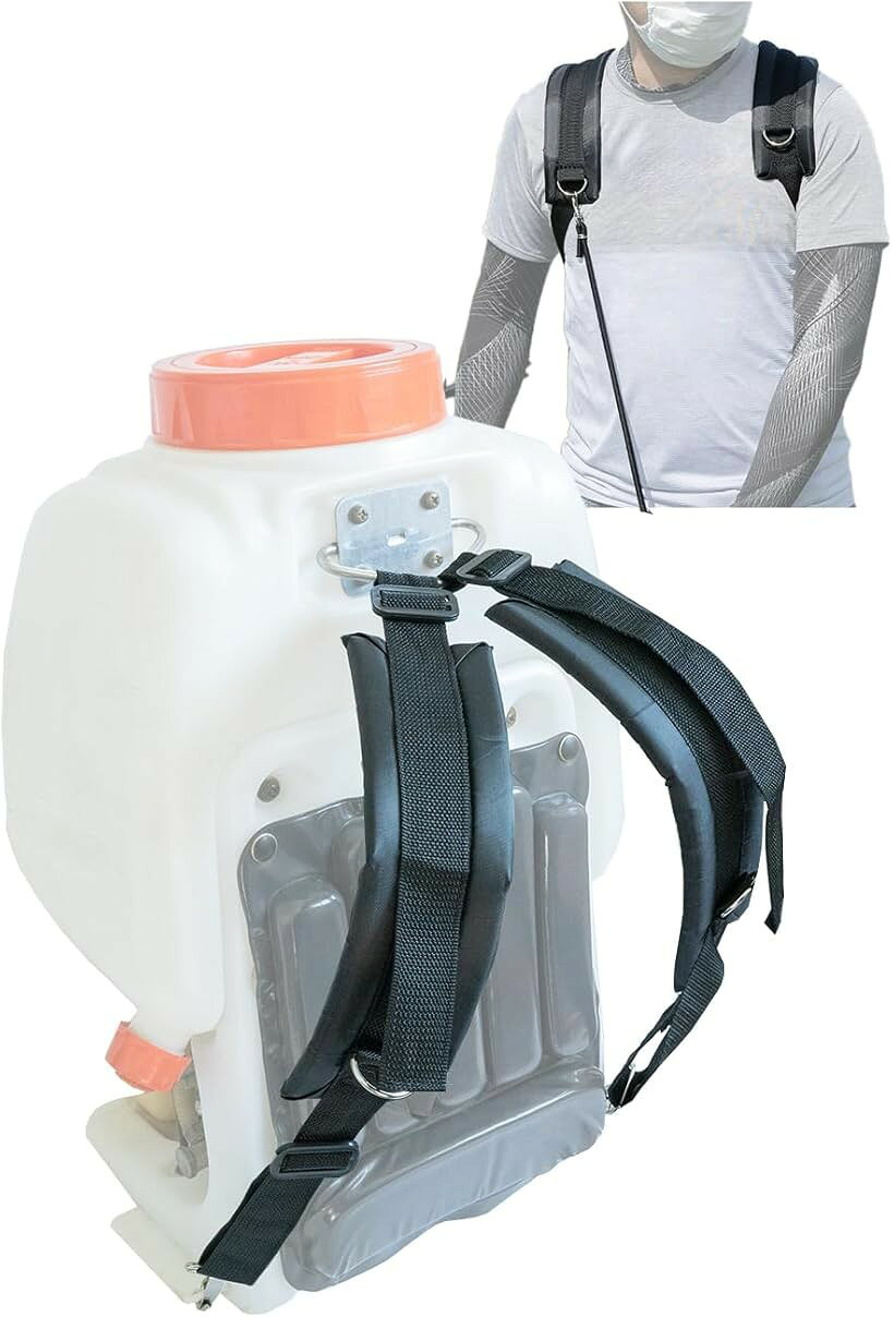 バリエーションコード : 2brcw5l5qh商品コード2b8scnso6d商品名耐荷重20kg 背負いベルト 噴霧器 ベルト 背負い式草刈り機 草刈り機 バンド 肩掛けベルト 交換用 胸ベルトなしブランドAHEARTカラーブラック「商品詳細」 レギュラー肩クッションは、最大幅8cm、長さ30cm、厚さ1.3cmのストレート肩パッドを採用し、荷重の圧力を分散することで、痛みや疲労を軽減します。長さを30cmに設定することで、脇下への食い込みを防ぎ、快適な使用感を実現しました。耐荷重は20kgまで対応可能です。「胸ベルトなし」 こちらは胸ベルトなしで軽量の背負い式噴霧器に向いています。「左右のショルダーリング」 左右の肩当てにはショルダーリングが付いており、刈払い機のシャフトを吊るすことで、作業時の負担を軽減できます。「適応背負い機械」 本製品草刈機部品パーツでは、背負い式エンジン草刈機、動力噴霧器、背負式噴霧器、背負動力噴霧機、除草剤散布機、背負い式肥料散布機、背負い式携帯型集塵機、背負い式草刈り機、背負い式電源、刈り払い機などに対応しています。＊背負わないタイプの肩掛け式エンジン刈払機には使用できません。「日本公式ブランド」「良い物をリーズナブルに」をコンセプトに商品開発を行っています。日本人ならではの設計と販売で、中間マージンを極限まで削減する努力をしています。※ 他ネットショップでも併売しているため、ご注文後に在庫切れとなる場合があります。予めご了承ください。※ 品薄または希少等の理由により、参考価格よりも高い価格で販売されている場合があります。ご注文の際には必ず販売価格をご確認ください。※ 沖縄県、離島または一部地域の場合、別途送料の負担をお願いする場合があります。予めご了承ください。※ お使いのモニタにより写真の色が実際の商品の色と異なる場合や、イメージに差異が生じることがあります。予めご了承ください。※ 商品の詳細（カラー・数量・サイズ 等）については、ページ内の商品説明をご確認のうえ、ご注文ください。※ モバイル版・スマホ版ページでは、お使いの端末によっては一部の情報が表示されないことがあります。すべての記載情報をご確認するには、PC版ページをご覧ください。