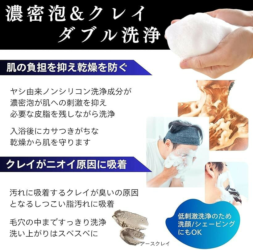 ラプター ボディーソープ 2本セット メンズ スパイス＆フローラルの香り 220g 臭い 柿渋 顔も洗える 泡 フレグランス 匂い 香水 保湿 加齢 汗臭 脇臭 男性 女性 旅行用 トラベル チューブ メンズボディソープ 本体 mlinestore-10261075 エムラインストア サンプル画像3