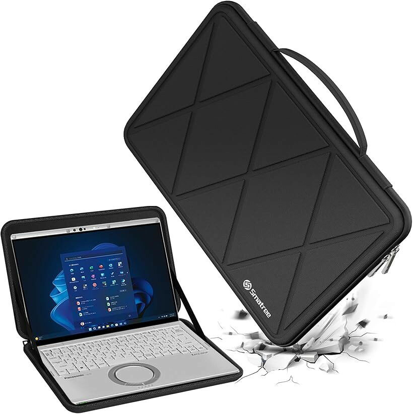 ハード EVA 保護スリーブケース 14 インチ Panasonic Let’s note CF-FV4 / CF-FV3 (Black-For Panasonic 14インチ, For Panasonic 14 インチ（X8253）)