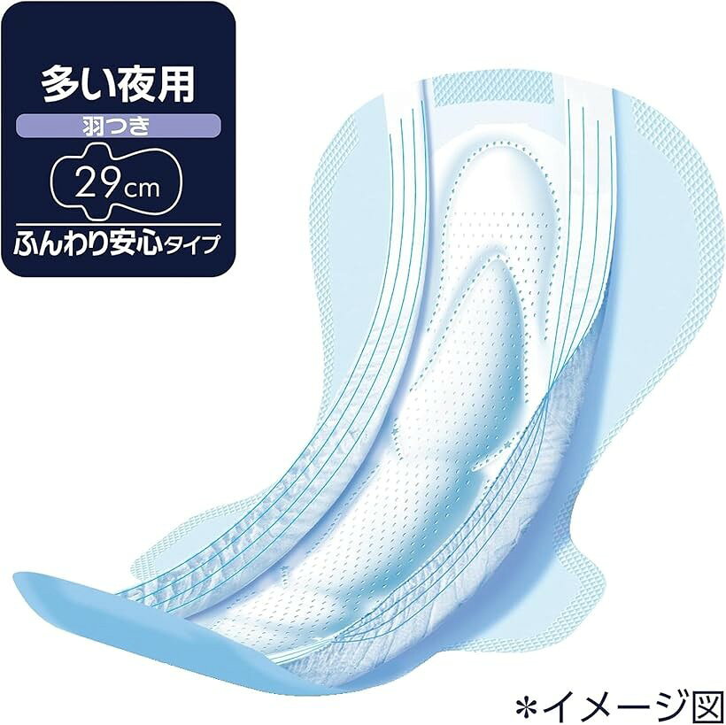 まとめ買い 超熟睡ガード 290 多い夜用 羽つき cm 18枚 x2個セット 合計36枚 おまけ 特製ティッシュ付 生理用品 ナプキン お試し 常備用 mlinestore-10261294 エムラインストア サンプル画像3