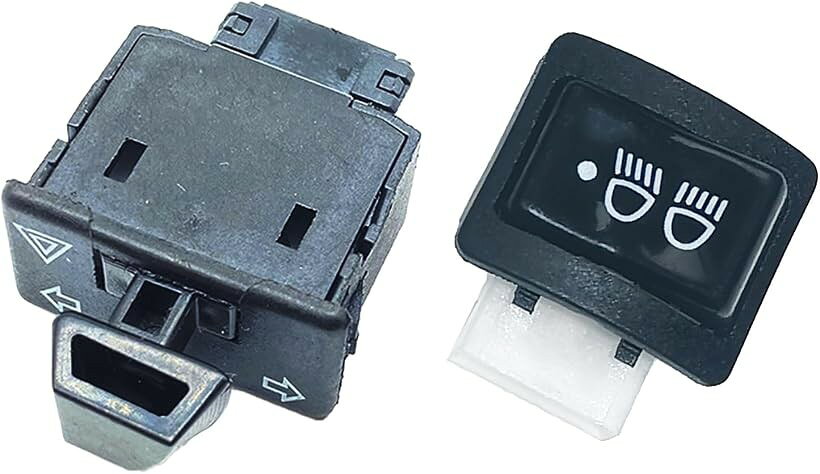 バリエーションコード : 2b9r5t5ruc商品コード2b9r5hxd2n商品名ハザード機能付き ウインカースイッチ OFF機能付き ヘッドライトスイッチ PCX125 JF28 PCX150 KF12 等に 2個 セットブランドMeliore「カスタムパーツセット多数ご用意。」ご要望の多かったPCX125、JF28、PCX150、KF12、等に適合するセット品を多数ご用意しました。LEDヘッドライト、ポジションライト、ナンバー灯、テールライト、ウインカー、ICウインカーリレー、ハザード機能付きウインカースイッチ、OFF機能付きヘッドライトスイッチ、カウル用クリップなどお好きなセットをお選びください。「LEDチップ改良でさらに明るい。HS5ヘッドライト＆ポジションライト。」HS5の高輝度LEDヘッドライトは、純正のヘッドライトバルブと取り換えるだけで使用でき、従来型からLEDチップが変更になり純正品よりも明るさがUPしました。さらにヒートシンクも少し大きくなったので、冷却ファンが無くても効率よく高い放熱性を発揮することができます。ポジションライトはヘッドライト同様にホワイト(白)発光です。極性はないので純正ポジション球と取り換えるだけで使用できます。不点灯を起こした場合は少しだけ引き出せば点灯するので、お試しください。「簡単取り換えで明るさアップ。テールライト＆ナンバー灯。」テールライトは、レッド(赤)に発光します。消費電力5.2Wで純正より明るく省電力で、テールランプとブレーキランプの明暗の差もハッキリしています。ナンバー灯は、ホワイト発光で極性があります。どちらも純正バルブと取り替えるだけで簡単にポン付けできます。不点灯を起こした際は逆に取り付けてみて下さい。「純正より明るい。LEDウインカー＆ハザードスイッチ＆リレー。」ウインカーはイエロー(アンバー)に発光します。消費電力は5Wですが、純正の21Wハロゲン球より明るく、あまり目立たないデザインですので純正バルブに比べすっきりした印象になります。ハザード機能付きウインカースイッチもご用意しており、配線加工は必要なくカプラーオンで取り付け可能です。ハザードの出し方は左右どちらかのウインカーを点灯させた状態で解除せずに反対側のウインカーを点灯させると使えます。さらに純正ウインカーリレーと同形状のICウインカーリレーもあり、取り付けはカプラーオンなので簡単です。ハザードの出し方は左右どちらかのウインカーを点灯させた状態で解除せずに反対側のウインカーを点灯させると使えます。「カプラーオンで自在な切り替え。」OFF機能付きヘッドライトスイッチは、純正のヘッドライトスイッチと交換するだけでHi/low、OFFの切り替えが出来るようになります。配線加工は必要なくカプラーオンで取り付け可能で、ハザードの出し方は左右どちらかのウインカーを点灯させた状態で解除せずに反対側のウインカーを点灯させると使えます。また、カウルクリップ付属もご用意していますし、カウル用クリップのみの販売もしているので、用途に合わせてご購入ください。※ 他ネットショップでも併売しているため、ご注文後に在庫切れとなる場合があります。予めご了承ください。※ 品薄または希少等の理由により、参考価格よりも高い価格で販売されている場合があります。ご注文の際には必ず販売価格をご確認ください。※ 沖縄県、離島または一部地域の場合、別途送料の負担をお願いする場合があります。予めご了承ください。※ お使いのモニタにより写真の色が実際の商品の色と異なる場合や、イメージに差異が生じることがあります。予めご了承ください。※ 商品の詳細（カラー・数量・サイズ 等）については、ページ内の商品説明をご確認のうえ、ご注文ください。※ モバイル版・スマホ版ページでは、お使いの端末によっては一部の情報が表示されないことがあります。すべての記載情報をご確認するには、PC版ページをご覧ください。