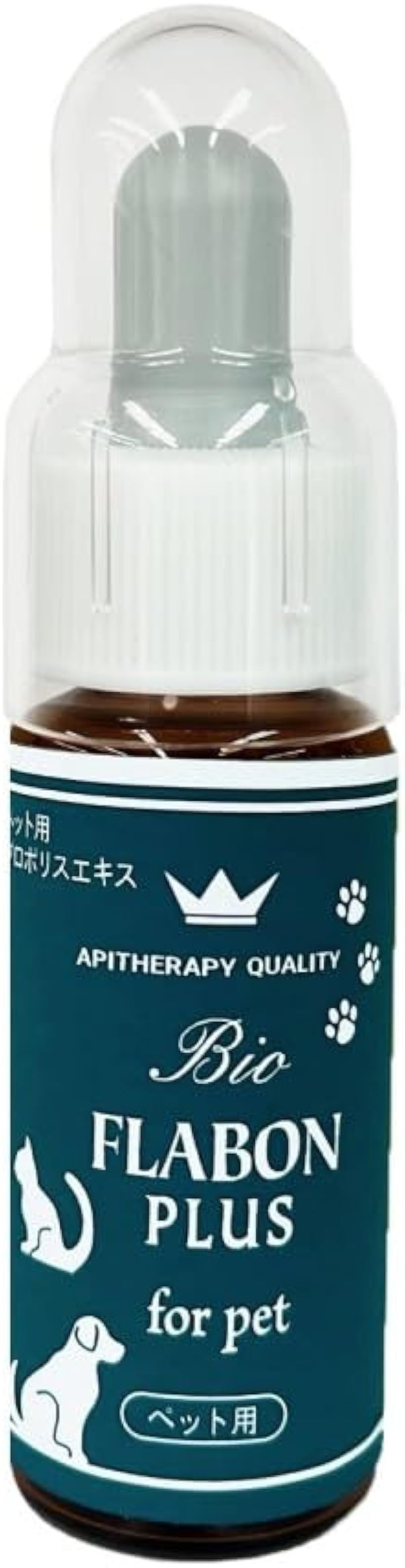 ペット用サプリメント ブラジル産高濃度プロポリス 20ml アルコールフリー 犬 猫 小動物 ブラジル農務省検査済みプロポリス使用 Bio FLABON PLUS for pet (グリーンプロポリス)