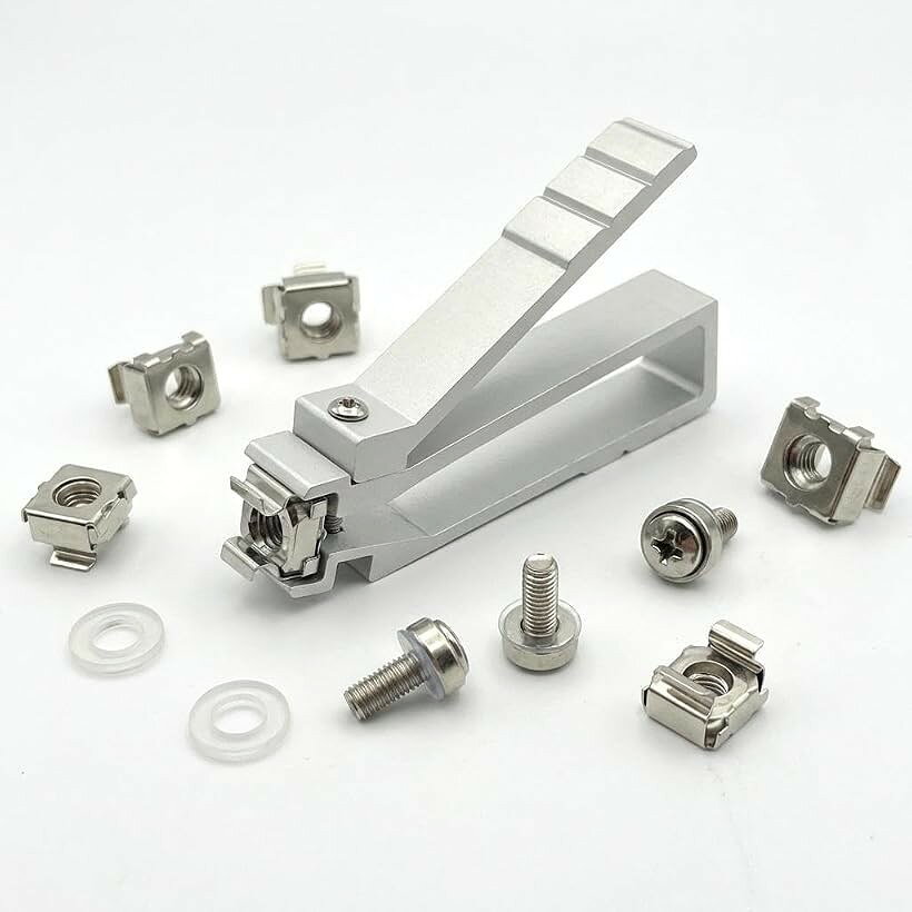互換品 M5 ケージナット ネジセット 16mm 19インチラックマウント用 サーバーラック (60セット ホルダー付き)