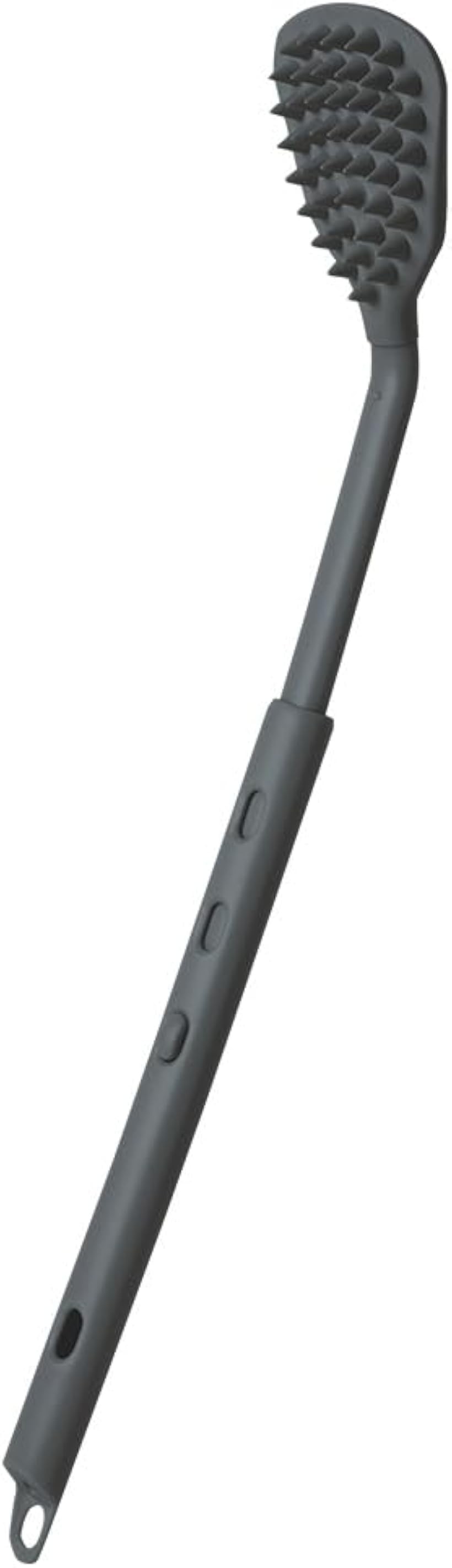 バリエーションコード : 2b90yytnwq商品コード2b93p3o53r商品名孫の手 2WAY仕様 背中 薬 塗る 道具 クリーム 塗布 カーブ形状 伸縮式 32～46cm シリコン突起ブランドROUNDSカラーダークグレー「2WAY仕様」表面のシリコン突起は孫の手、裏面は背中に薬やクリーム 軟膏を塗る道具としてご使用いただけます。「背中を傷つけない」シリコン製だから肌を傷つけずに背中をかくことができます。先端の突起は尖っているため、ゴシゴシと確かなかき心地で背中のかゆみにアプローチできるまごの手です。「心地良い肌触り」背中に薬 クリームを塗る道具として、背中の手が届かない所に、薬 軟膏 クリーム ローションをピンポイントで塗ることが出来る道具です。地肌にスベスベと心地よいシリコン素材を採用。ご使用後は丸洗いも出来て衛生的です。「ぴったり背中にフィット」緩やかなカーブ形状が背中にしっかりフィットします。腕の負担を最小限に抑えて背中をかく・背中にクリームを塗ることを実現しました。「長さ調整＆しっかり固定」スティックは32～46cmの4段階の長さに調整可能です。各位置のボタンでスティックが固定されるので、背中をかいてる途中でスティックが伸び縮みしません。「商品仕様」＊サイズ：約 H32～46cm x W6 x D5.9cm ＊重量：約67g ＊素材：ポリプロピレン（スティック部分）、シリコン（ヘラ部分）※ 他ネットショップでも併売しているため、ご注文後に在庫切れとなる場合があります。予めご了承ください。※ 品薄または希少等の理由により、参考価格よりも高い価格で販売されている場合があります。ご注文の際には必ず販売価格をご確認ください。※ 沖縄県、離島または一部地域の場合、別途送料の負担をお願いする場合があります。予めご了承ください。※ お使いのモニタにより写真の色が実際の商品の色と異なる場合や、イメージに差異が生じることがあります。予めご了承ください。※ 商品の詳細（カラー・数量・サイズ 等）については、ページ内の商品説明をご確認のうえ、ご注文ください。※ モバイル版・スマホ版ページでは、お使いの端末によっては一部の情報が表示されないことがあります。すべての記載情報をご確認するには、PC版ページをご覧ください。