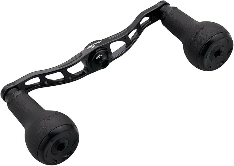 バリエーションコード : 2bk51d98v3商品コード2bk516dlnj商品名リール ハンドル TPE製ノブ搭載 シマノ ダイワ アブガルシア ベイトリール TPE Arch SeriesブランドHEIGHTENカラーブラック - 変色なしサイズ等105mm「サイズ」直径27mm TPE製ノブ、航空アルミ製ハンドル軸心距離105mm/115mm/120mm。「105mm総重」50g(センターナット含む)「115mm総重」52g(センターナット含む)「120mm総重」54g(センターナット含む)「130mm総重」55g(センターナット含む) 「素材」ノブ-TPE＆航空アルミ、ハンドル-航空アルミ。「105mm付属品」4x7mmセンターナット2個、5x8mmセンターナット2個、DAIWA STEEZセンターナット1個、転換スリーブ1個、レンチ1個。「115/120/130mm付属品」4x7mmセンターナット2個、5x8mmセンターナット2個、6角ワッシャー 6個(取付部4x7mm、5x8mm)、レンチ1個。「適応機種」取付部4x7mm、5x8mmのDAIWA， SHIMANO， ABU GARCIAのベイトリールに適用。※ 他ネットショップでも併売しているため、ご注文後に在庫切れとなる場合があります。予めご了承ください。※ 品薄または希少等の理由により、参考価格よりも高い価格で販売されている場合があります。ご注文の際には必ず販売価格をご確認ください。※ 沖縄県、離島または一部地域の場合、別途送料の負担をお願いする場合があります。予めご了承ください。※ お使いのモニタにより写真の色が実際の商品の色と異なる場合や、イメージに差異が生じることがあります。予めご了承ください。※ 商品の詳細（カラー・数量・サイズ 等）については、ページ内の商品説明をご確認のうえ、ご注文ください。※ モバイル版・スマホ版ページでは、お使いの端末によっては一部の情報が表示されないことがあります。すべての記載情報をご確認するには、PC版ページをご覧ください。