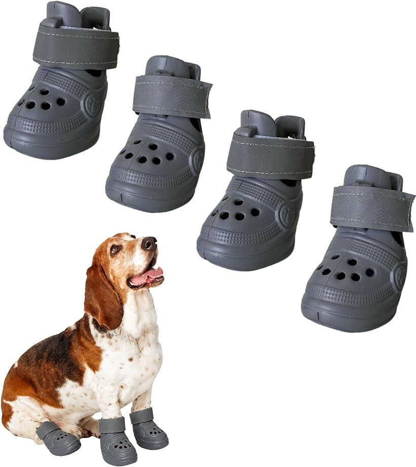 バリエーションコード : 2bk5kiv2dn商品コード2bk5rn61sp商品名犬 靴 犬の靴 夏 脱げない 滑り止め 散歩 小型犬 中型犬 大型犬 肉球 保護 防水 アスファルト テープ オールシーズン 用ブランドA'sToolカラーグレーサイズ等S「暑い夏のお散歩に。アスファルトから愛犬の肉球を守る犬用シューズ」夏場、高温になったアスファルトやコンクリートから愛犬の肉球をガードする犬用靴4個セット。酷暑の中でも快適にお散歩できるように愛犬をサポートします。「履かせやすく脱げにくい設計です。」履き口が大きく開くのでスムーズに履かせてあげられます。足首にフィットするテープ仕様で、元気に走ったり歩いたりしても脱げにくい設計になっています。「反射テープ付きで夜のお散歩にも」ストラップ部分には反射素材を採用。車のライトや街灯の光を反射し、夕方や夜間のお散歩時の視認性向上に役立ちます。「超軽量EVA素材採用」軽量で柔らかなEVA素材です。足への負担を抑えながら自然な歩行をサポートし、初めて犬靴を履くワンちゃんにもおすすめです。「足首に沿う立体設計」犬の足首形状に合わせたフォルム。無理なくフィットして歩きやすく、違和感を軽減しながら快適な歩行をサポートします。「通気性に優れムレにくい」通気穴を多めに配置したデザインで、暑い季節のお散歩でも足元がムレにくく、快適な履き心地を維持します。「水遊びや雨天でも活躍します」川遊びや海遊び、雨のお散歩、キャンプなどのアウトドアシーンにも。熱い砂の上や、ゴツゴツした岩場など愛犬の足裏を守ります。「丸洗いできてお手入れ簡単」汚れたらサッと水洗い。砂や泥が付着しても簡単にお手入れできるため、いつでも清潔な状態を保ちやすい犬用シューズです。「小型犬・中型犬・大型犬に対応」S・M・Lの3サイズ展開。チワワ・トイプードルなどの小型犬から、柴犬・コーギー・ラブラドール・レトリバーなど、中型犬から大型犬まで幅広い犬種に対応します。「靴底は滑り止め加工。」靴底には滑りにくい凹凸加工を施し、歩行や軽いランニング時もしっかりサポート。夏場の熱くなったアスファルトやコンクリートから肉球を守り、砂利道も快適に歩けます。愛犬の肉球ケアや暑い季節のお散歩対策におすすめです。※ 他ネットショップでも併売しているため、ご注文後に在庫切れとなる場合があります。予めご了承ください。※ 品薄または希少等の理由により、参考価格よりも高い価格で販売されている場合があります。ご注文の際には必ず販売価格をご確認ください。※ 沖縄県、離島または一部地域の場合、別途送料の負担をお願いする場合があります。予めご了承ください。※ お使いのモニタにより写真の色が実際の商品の色と異なる場合や、イメージに差異が生じることがあります。予めご了承ください。※ 商品の詳細（カラー・数量・サイズ 等）については、ページ内の商品説明をご確認のうえ、ご注文ください。※ モバイル版・スマホ版ページでは、お使いの端末によっては一部の情報が表示されないことがあります。すべての記載情報をご確認するには、PC版ページをご覧ください。