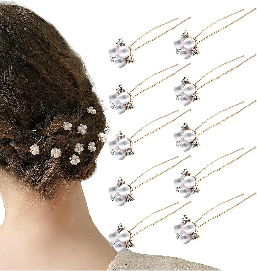 バリエーションコード : 2b9wudd3ip商品コード2b9wu3t6y9商品名パールピン 髪飾り パール Uピン ヘアアクセサリー ヘアピン 結婚式ブランドHerbeluemily(ハベルミリィ)カラーゴールドヘアスタイルを上品かつ華やかに彩るUピンのセットです。凝ったヘアアレンジから簡単なまとめ髪にまで使用でき、様々なシーンで活躍する優秀なヘアジュエリーです。ビジューとパールが美しく輝くヘアピンなので、シンプルながらも存在感のあるヘアアレンジを実現します。自由に付ける位置をかえることで、様々なヘアアレンジに対応できます。結婚式・ウエディング・ブライダル・フォーマルなお呼ばれシーンはもちろん、食事会、同窓会、披露宴、パーティー、演奏会、発表会、二次会、卒業式、入学式、成人式、七五三、和装、撮影など、衣装・小物としてなど、華やかなシーンに幅広くご使用いただけるヘアアクセサリーです。一つあるだけで、ヘアアレンジを華やかにする大変便利なアイテムです。お友達とのおそろいアイテムや、ご家族へのプチギフト、母の日のプレゼントとしてもおすすめです。ライブ、イベントなどの推し活・ヲタ活のヘアメイク時にもおすすめ。商品サイズ：全長約7.3cm モチーフ幅：1.1cm ＊詳細は画像をご参照下さい※ 他ネットショップでも併売しているため、ご注文後に在庫切れとなる場合があります。予めご了承ください。※ 品薄または希少等の理由により、参考価格よりも高い価格で販売されている場合があります。ご注文の際には必ず販売価格をご確認ください。※ 沖縄県、離島または一部地域の場合、別途送料の負担をお願いする場合があります。予めご了承ください。※ お使いのモニタにより写真の色が実際の商品の色と異なる場合や、イメージに差異が生じることがあります。予めご了承ください。※ 商品の詳細（カラー・数量・サイズ 等）については、ページ内の商品説明をご確認のうえ、ご注文ください。※ モバイル版・スマホ版ページでは、お使いの端末によっては一部の情報が表示されないことがあります。すべての記載情報をご確認するには、PC版ページをご覧ください。