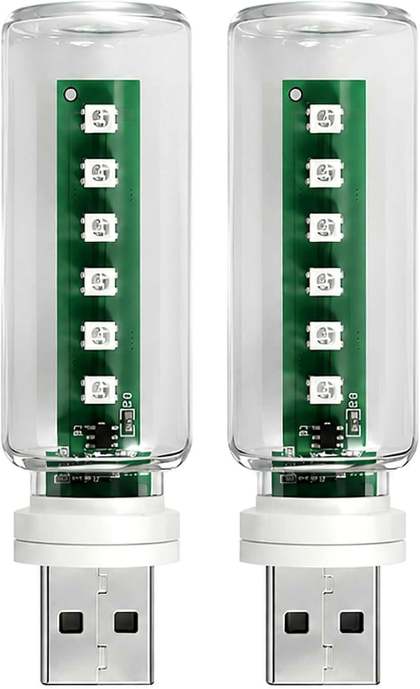 バリエーションコード : 2br0l3pqxg商品コード2br0l0xi1o商品名USBミニランプ ミニライト 2個セット タッチ操作 車内 寝室 雰囲気ライトブランドTradeWindカラークリア/7色 ライティング切替/2個セットサイズ等22x64mm「ミニサイズでも雰囲気が変わるUSBミニランプ」 USBポートに挿すだけで使える、指先サイズのミニランプ。コンパクトながら存在感のある光で、車内・寝室・デスク・廊下などの空間にさりげない雰囲気をプラスします。2個セットなので、左右に配置したり、場所を分けて使うことも可能です。「タッチ操作で簡単コントロール」 フロスト/クリアはカラー・モード切替式。短いタッチで7色の常時点灯やフラッシュ、自動切替、スライド系など複数の発光パターンを選べます、長押しでOFFに出来ます、明るさは固定式で、カラーや光の動きを楽しむ装飾ライトとしてお勧めです。就寝前のやさしい灯りから、足元や車内の補助灯まで幅広く活躍します。「USB給電で幅広いシーンに対応」 USBポートから給電する仕様のため、車載USB、パソコン、USBハブ、モバイルバッテリーなど様々な機器で使用できます。電池交換の手間がなく、必要な場所で手軽に使えるのも魅力です。＊急速充電器での使用は避けてください。「コンパクト設計で持ち運びにも便利」 指でつまめるほどの小型サイズ。出張や旅行、キャンプなどの携帯用ライトとしても便利です。シンプルなデザインでインテリアの邪魔をせず、使わないときも目立ちません。発光タイプ・仕様「クリア/7色 ライティング切替/2個セット」 単色点灯（7色）と、色が自動で切り替わるライティング演出を搭載。落ち着いた切替からテンポのある切替まで、雰囲気に合わせた光を楽しめます。＊点灯パターンや切替順は仕様上変更される場合があります。電圧 5V サイズ 22x64mm 重量 16g （1個あたり）※ 他ネットショップでも併売しているため、ご注文後に在庫切れとなる場合があります。予めご了承ください。※ 品薄または希少等の理由により、参考価格よりも高い価格で販売されている場合があります。ご注文の際には必ず販売価格をご確認ください。※ 沖縄県、離島または一部地域の場合、別途送料の負担をお願いする場合があります。予めご了承ください。※ お使いのモニタにより写真の色が実際の商品の色と異なる場合や、イメージに差異が生じることがあります。予めご了承ください。※ 商品の詳細（カラー・数量・サイズ 等）については、ページ内の商品説明をご確認のうえ、ご注文ください。※ モバイル版・スマホ版ページでは、お使いの端末によっては一部の情報が表示されないことがあります。すべての記載情報をご確認するには、PC版ページをご覧ください。