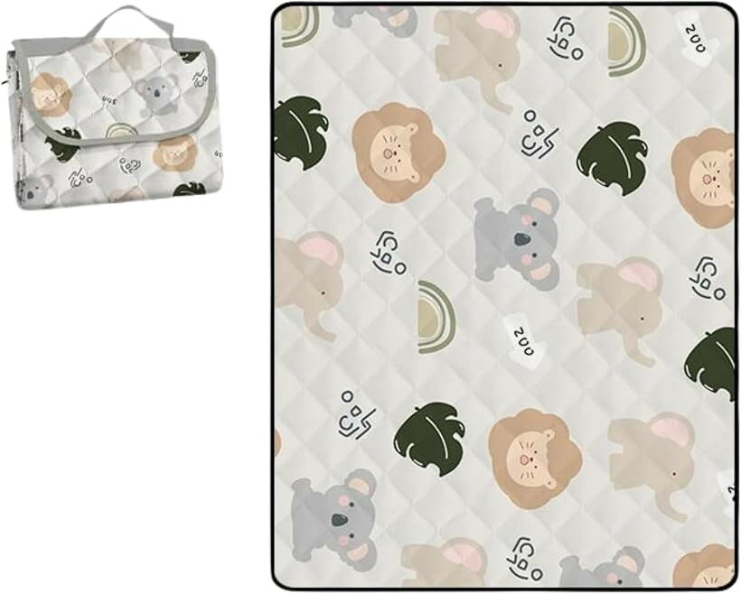 バリエーションコード : 2brlsk8juk商品コード2brls50kt1商品名レジャーシート 厚手 防水 160x100cm ピクニックシート 撥水 クッション アウトドアブランドFuji-cellarカラーアニマルサイズ等大ラグのような、ふんわりとした座り心地：表面のさらりとした生地と中間層のクッション材が、地面の硬さや凹凸を穏やかに受け止めます。土の上でも、砂利の上でも、まるでお部屋のラグに座っているかのような感覚で長時間くつろぐことができます。「地面が硬くて腰が痛い」というストレスから解放され、大切な人との会話や自然の心地よさに、ただ集中してください。拭くだけで完了、汚れを気にしない自由な時間を：表面の撥水加工が飲み物や食べ物の汚れを弾くため、万が一こぼしてしまってもタオルで軽く拭き取るだけでお手入れが完了します。芝生や砂の汚れも付きにくく、帰宅後の面倒な洗濯は不要です。お子様がジュースをこぼしても、ペットが駆け回っても、穏やかな気持ちのままでいられる、そんな余裕をこの一枚がつくります。空間をさりげなく彩る、洗練されたデザイン：主張しすぎず、それでいて確かな存在感を持つデザインを3色ご用意しました。機能一辺倒のアウトドア用品にありがちな無機質さや生活感を排し、ピクニックやキャンプの風景をさりげなく素敵に演出します。「写真に撮りたくなる空間」が、自然と生まれます。持ち運びも片付けもスムーズ：シートとカバーが一体型になっているため、使用後はたたんでまとめるだけ。持ち手付きでバッグのように軽やかに持ち運べます。公園への気軽なお散歩から本格的なアウトドアまで、準備の手間を感じさせません。車のトランクに常備しておけば、突然の晴れ間にもすぐ対応できます。日常のあらゆるシーンで活躍する汎用性：ピクニック、キャンプ、花見、運動会はもちろん、お子様のプレイマットや室内での使用にも適した160x100cmの使いやすいサイズです。一枚あるだけで、日常の「ちょっと外でくつろぎたい」という気持ちに、いつでも応えることができます。※ 他ネットショップでも併売しているため、ご注文後に在庫切れとなる場合があります。予めご了承ください。※ 品薄または希少等の理由により、参考価格よりも高い価格で販売されている場合があります。ご注文の際には必ず販売価格をご確認ください。※ 沖縄県、離島または一部地域の場合、別途送料の負担をお願いする場合があります。予めご了承ください。※ お使いのモニタにより写真の色が実際の商品の色と異なる場合や、イメージに差異が生じることがあります。予めご了承ください。※ 商品の詳細（カラー・数量・サイズ 等）については、ページ内の商品説明をご確認のうえ、ご注文ください。※ モバイル版・スマホ版ページでは、お使いの端末によっては一部の情報が表示されないことがあります。すべての記載情報をご確認するには、PC版ページをご覧ください。「製品仕様」サイズ（展開時）：約160cm x 100cm素材（表面）：撥水加工生地素材（中間層）：クッション材素材（裏面）：2層メッシュアルミフィルム（防水・防湿）カラーバリエーション：アニマル / チェック / フラワー同梱物：レジャーシート本体 x1