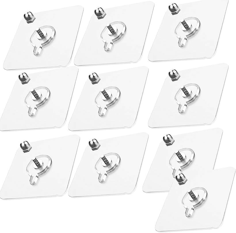 バリエーションコード : 2bk4pnfftc商品コード2bk4lfnp38商品名ピンフック 10個セット 貼って使える壁掛けフック 穴あけ不要 無痕フック 壁収納 キッチン 浴室 リビング 小物整理 ポスター 鍵掛け DIYブランドlulubelleカラー写真通りサイズ等10mm「穴あけ不要の貼り付けタイプ」 壁に穴を開けずに取り付けできる粘着式フックです。工具を使わず、壁面をすっきり活用できます。賃貸住宅や壁を傷つけたくない場所にもおすすめです。「6mm・10mmの2サイズ展開」 使用場所や掛ける物に合わせて6mmと10mmから選択可能。小物から日用品まで用途に応じて使い分けできます。「10個セットでたっぷり使える」 10個入りなので、複数の場所に設置できます。キッチン用品、鍵、写真、軽量小物などの整理に便利です。「目立ちにくいシンプルデザイン」 透明感のあるデザインで壁面になじみやすく、インテリアの雰囲気を邪魔しにくい仕様です。「さまざまな場所で活躍」 リビング、寝室、キッチン、洗面所、玄関など、家庭内のさまざまな場所で使用できます。＊注意ください＊ ・写真の写り方により、実際の商品と異なって見える場合がございます。・サイズにつきましては若干の誤差が生じる場合がございます。・生産時期により、商品のデザインが若干異なる場合 ・強力な 粘着力の為、柔らかい素材の 壁紙 などへ使用した場合、剥がせる際に粘着面を傷める可能性があります。粘着 面の素材・固定する物の大きさにより耐荷重は変動いたします。使用の際は、お客様の判断のもと十分注意してご使用願います。上記予めご了承の上お買い求めくださいませ。※ 他ネットショップでも併売しているため、ご注文後に在庫切れとなる場合があります。予めご了承ください。※ 品薄または希少等の理由により、参考価格よりも高い価格で販売されている場合があります。ご注文の際には必ず販売価格をご確認ください。※ 沖縄県、離島または一部地域の場合、別途送料の負担をお願いする場合があります。予めご了承ください。※ お使いのモニタにより写真の色が実際の商品の色と異なる場合や、イメージに差異が生じることがあります。予めご了承ください。※ 商品の詳細（カラー・数量・サイズ 等）については、ページ内の商品説明をご確認のうえ、ご注文ください。※ モバイル版・スマホ版ページでは、お使いの端末によっては一部の情報が表示されないことがあります。すべての記載情報をご確認するには、PC版ページをご覧ください。