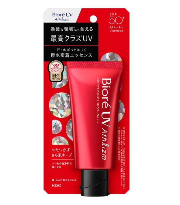 [Immediate Delivery, Great Deal] Biore UV Athlizm Protect Essence 70g sp50++++ (Sunscreen Essence) KAO (Kao Corporation) Free Shipping, Postal Delivery