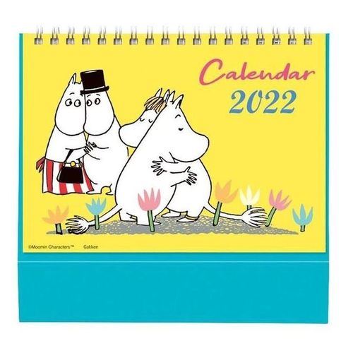 卓上 ムーミン カレンダー 2022年 原画 ポップアップ 北欧 学研ステイフル 書き込み インテリア 令和4年 暦 メール便可 マシュマロポップ