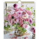 2026Calendar ばらの香り 壁掛けカレンダー2026年 30角 薔薇の香り付き スケジュール フラワー APJ 花写真 書き込み インテリア 令和8年...