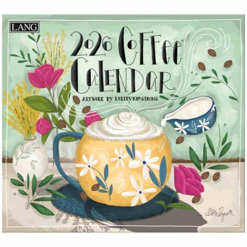 2026 Calendar LANG ラング 壁掛けカレンダー2026年 Coffee LoriLynn Simms カントリー コーヒー イン..