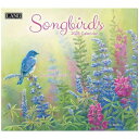 2026 Calendar LANG ラング 壁掛けカレンダー2026年 Songbirds Susan Bourdet カントリー 鳥 フラワー インテリア ...