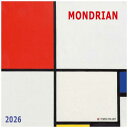 2026 Calendar TUSHITA 壁掛けカレンダー2026年 Piet Mondrian ハートアートコレクション アート 名画 インテリア 令和8年...