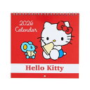2026Calendar ハローキティ KTウォールMカレンダー26 壁掛けカレンダー2026年 サンリオ サンリオ インテリア 令和8年暦 メール便可 マシュ...