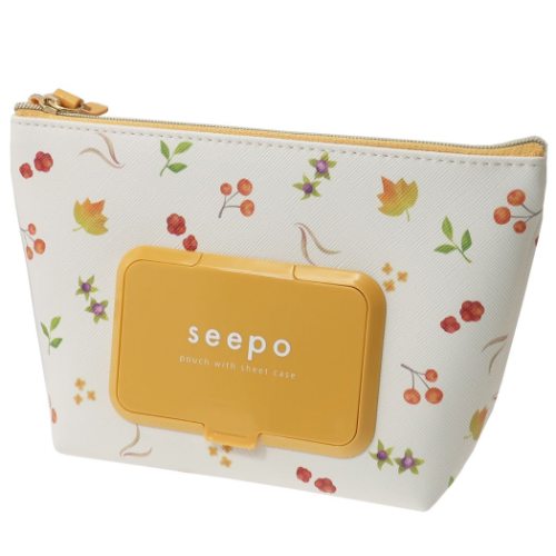 木の実 ミニポーチ シートケース付き 機能性 ポーチ seepo サンスター文具 プレゼント 除菌シートケース グッズ