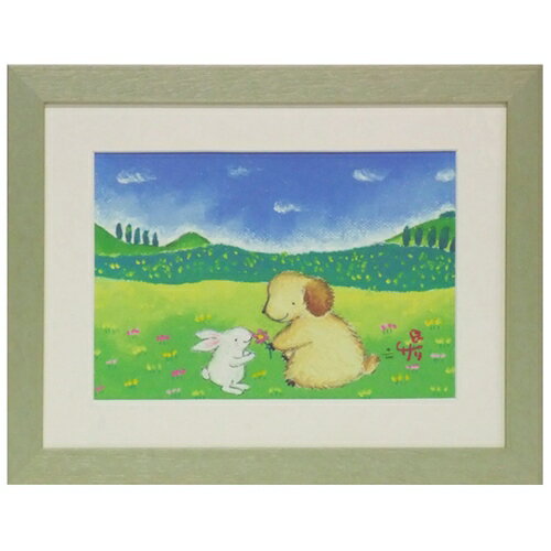 取寄品 絵描きサリー SAT-28 リミテッドエディション額装 メッセージアート