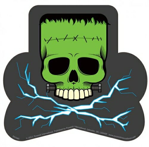 サブカルSTICKER SKULLDUGGERY 髑髏コスプレ FRANKENSTEIN フランケンシュタイン ステッカー PRST-110 メール便可 ティーンズ 雑貨 店 ティーンズ 雑貨 通販 マシュマロポップ