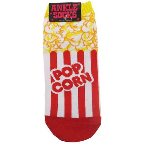 アンクルソックス ポップコーン 男女兼用靴下オクタニコーポレーション 23-26cm ユニセックス アメカジグッズ ティーンズ雑貨 店 メール便可 ティーンズ 雑貨のサムネイル