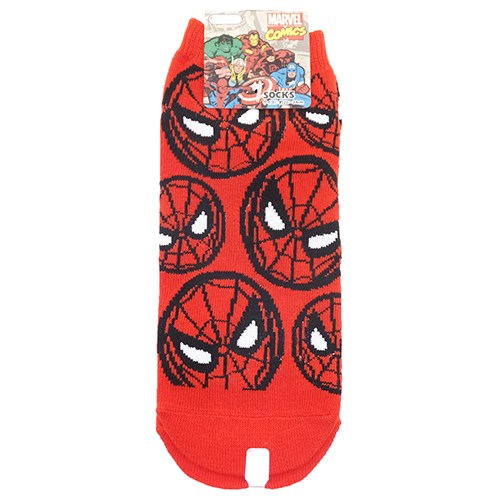 レディースソックス アイコン RD スパイダーマン 女性用靴下 マーベル スモールプラネット 22-24cm アメコミ ティーンズ 雑貨 メール便可 マシュマロポップ ティーンズ 雑貨 マシュマロポップ