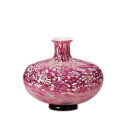 取寄品 津軽びいどろ フラワーベース 花器 ガラス壺 弘前桜 花あかり アデリア 日本製 ギフト 雑貨 石塚硝子