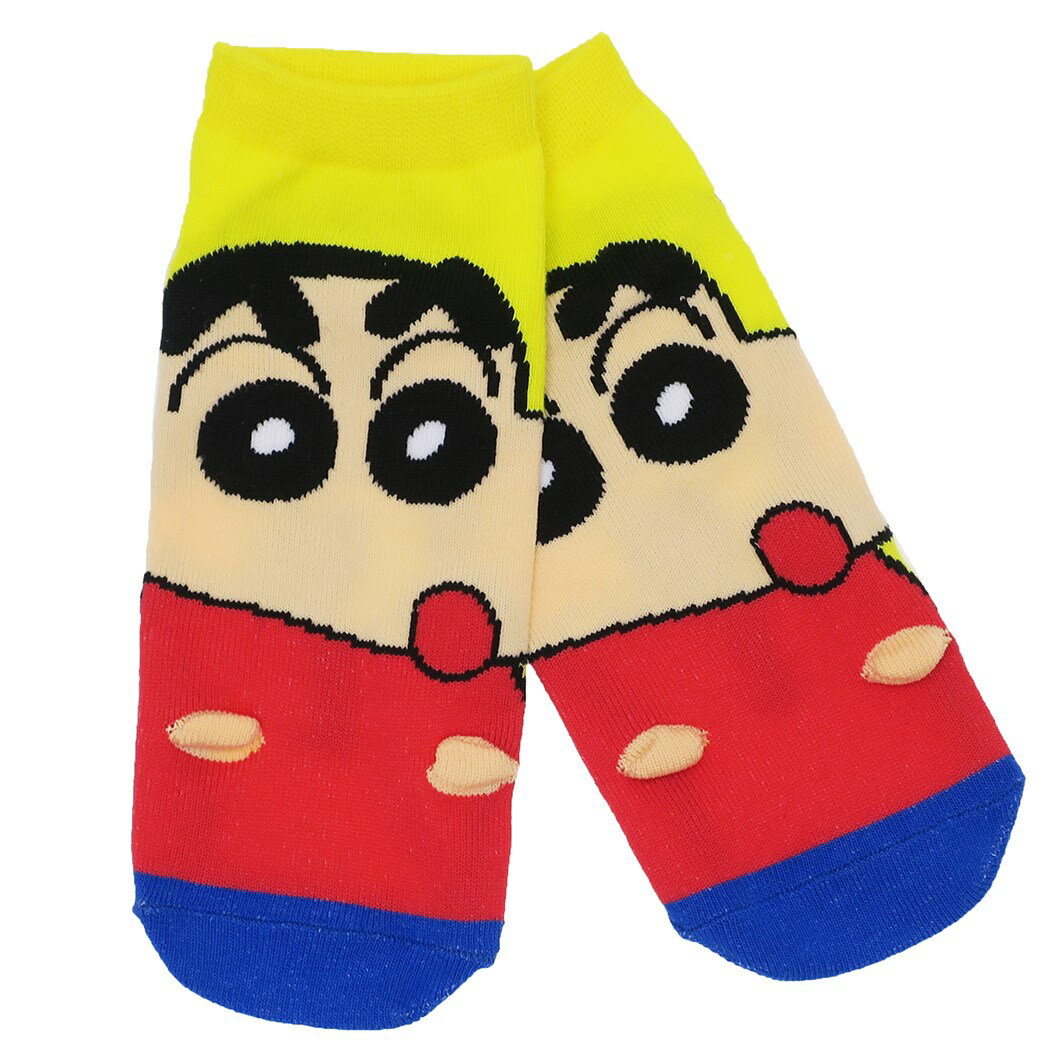 レディース 手付き ソックス しんのすけ クレヨンしんちゃん 女性用 靴下 スモールプラネット 22-24cm ファッション 雑貨 アニメティーンズ ジュニア メール便可 マシュマロポップのサムネイル