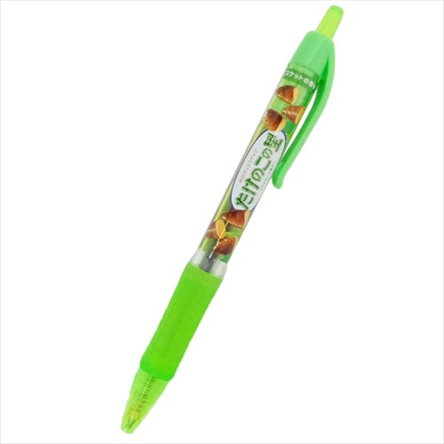 カラーボールペン イエローグリーン たけのこの里 カラーペン おやつマーケット サカモト ビスケットの香り 文具 おもしろ 雑貨 グッズ メール便可 マシュマロポップのサムネイル