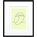 Pablo Picasso Le hibou パブロ ピカソ 名画 美工社 壁掛け 額付き インテリア 雑貨 取寄品 マシュマロポップ