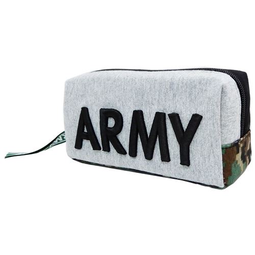 ペンポーチ トレンド BOX ペンケース ARMY ロゴ立体刺繍 カミオジャパン 新学期 準備 雑貨 筆箱 ギフト雑貨 グッズ