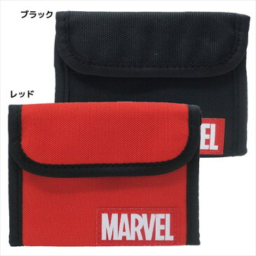 カジュアルウォレット ロゴ MARVEL 2つ折り財布 マーベル サンスター文具 おしゃれ ギフト 雑貨 ティーンズ ジュニア メール便可 マシュマロポップ