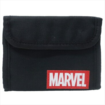カジュアルウォレット ロゴ MARVEL 2つ折り財布 マーベル サンスター文具 おしゃれ ギフト 雑貨 ティーンズ ジュニア メール便可 マシュマロポップ